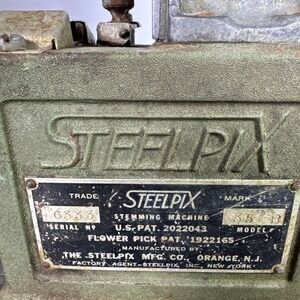 Steelpix 35b Professional Florist Flower Pick Stemming Machine
